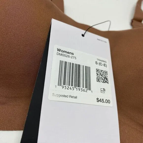 Nike Alate Minimalist Low Support Brown Padded Sports Bra Size Small Cup C-E - Picture 4 of 8